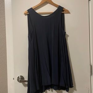 Elizabeth Suzann Harlow tunic in navy silk